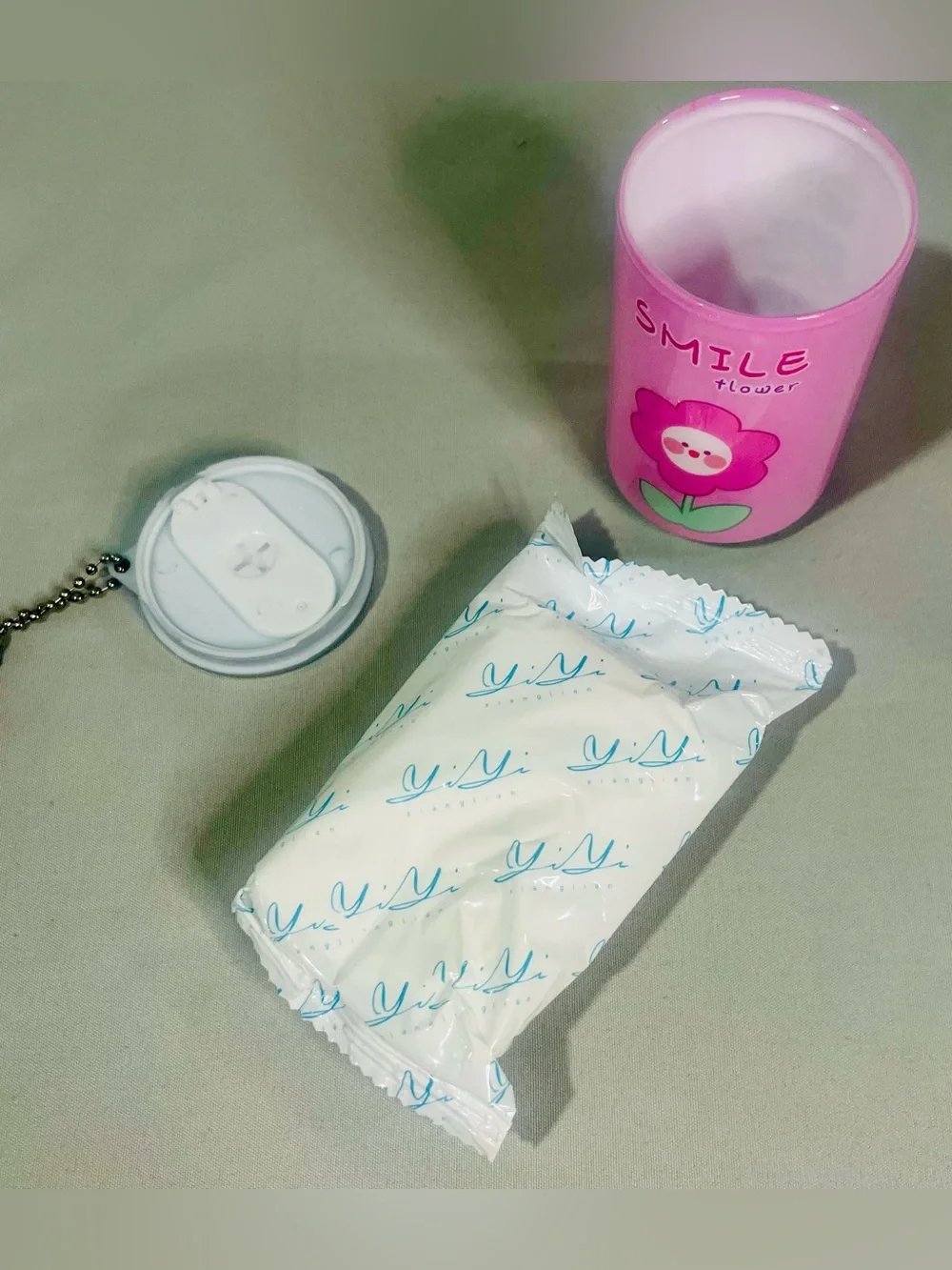 Can-Shaped Keychain of Wipes - Pastel Blue, Blue, Pink & Cream Set - 4 Pack!